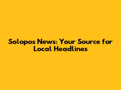 Solopos News: Your Source for Local Headlines