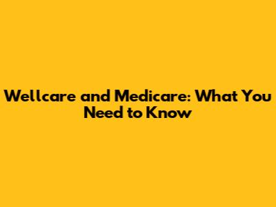 Wellcare and Medicare: What You Need to Know